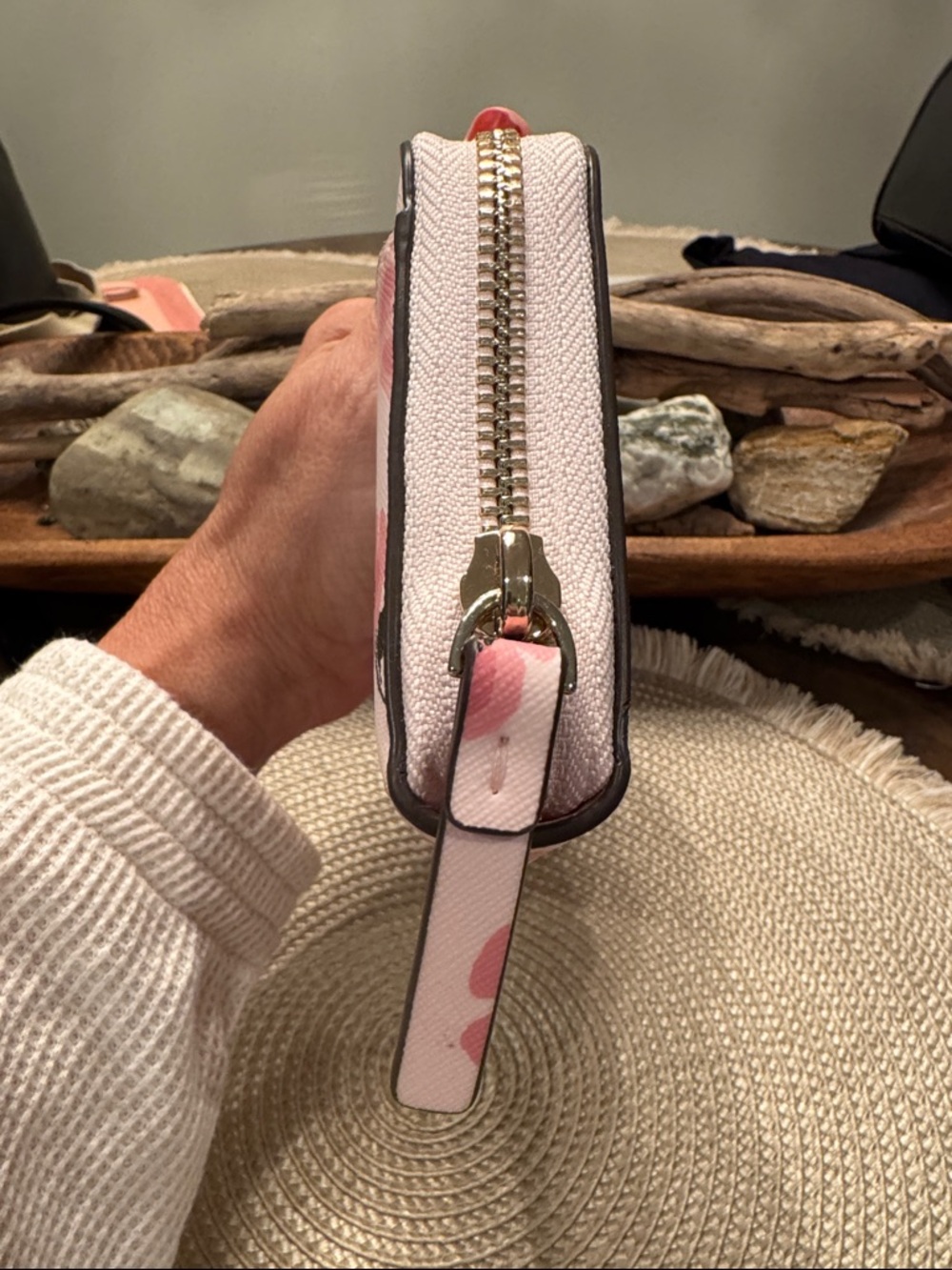 kate spade Pink Floral Zip Around Continental Wallet - Picture 3 of 11
